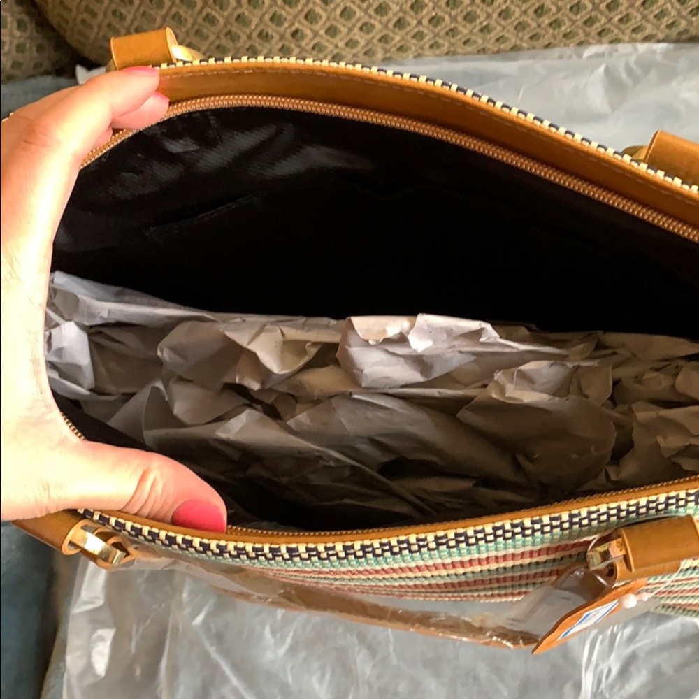 Nib Canvas Stripe Tote - image 3